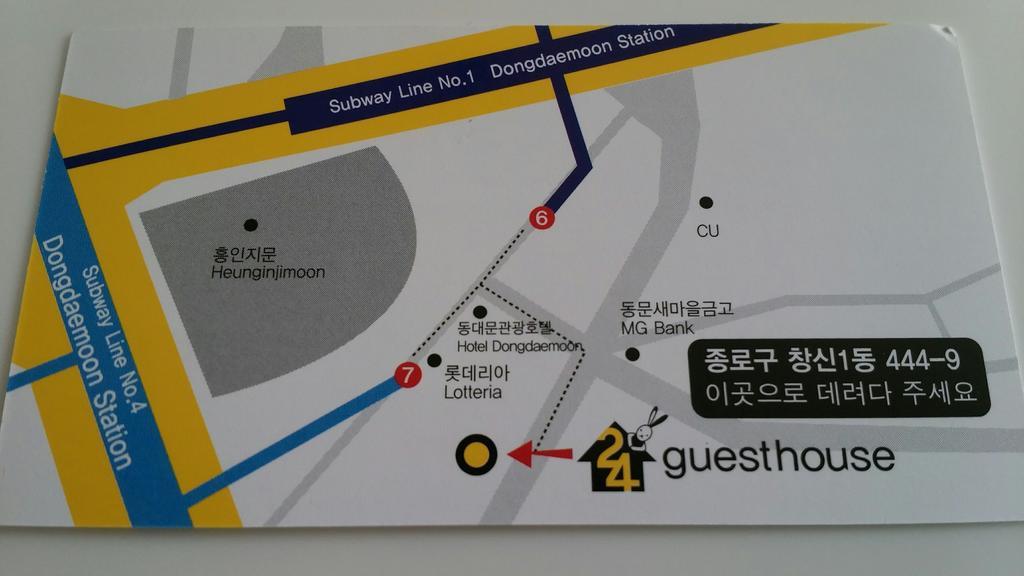 24 Guesthouse Dongdaemun Market Сеул Екстер'єр фото